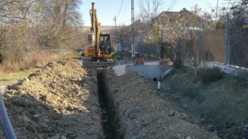 Consiliul Județean Cluj introduce canalizare în localitatea Aghireșu Sat