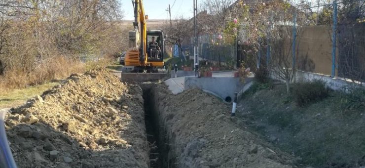 Consiliul Județean Cluj introduce canalizare în localitatea Aghireșu Sat