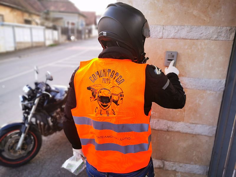 100 motocicliști clujeni vor livra medicamente celor aflați la nevoie